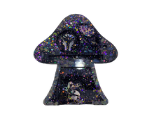 Load image into Gallery viewer, Mushroom Galaxy Rolling Tray with Aura Quartz
